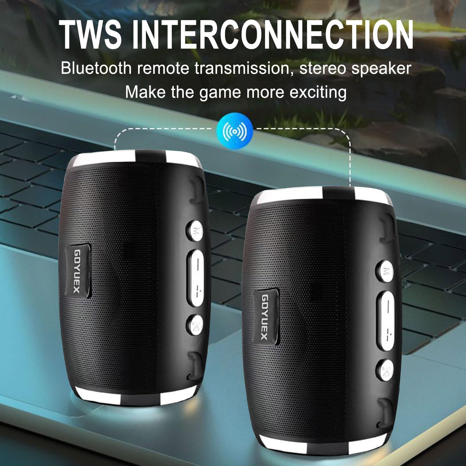 Magnetic Portable Bluetooth Speaker G200 - Mini Sound With Bluetooth 5.3 & Phone Holder, Perfect For On-the-Go