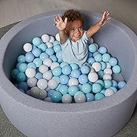 Vista 6 de Pelotas para pozo de pelotas de 500 piezas, bolas para niños, sin BPA y ftalatos, no tóxicas, a prueba de aplastamiento, bolas de plástico suave