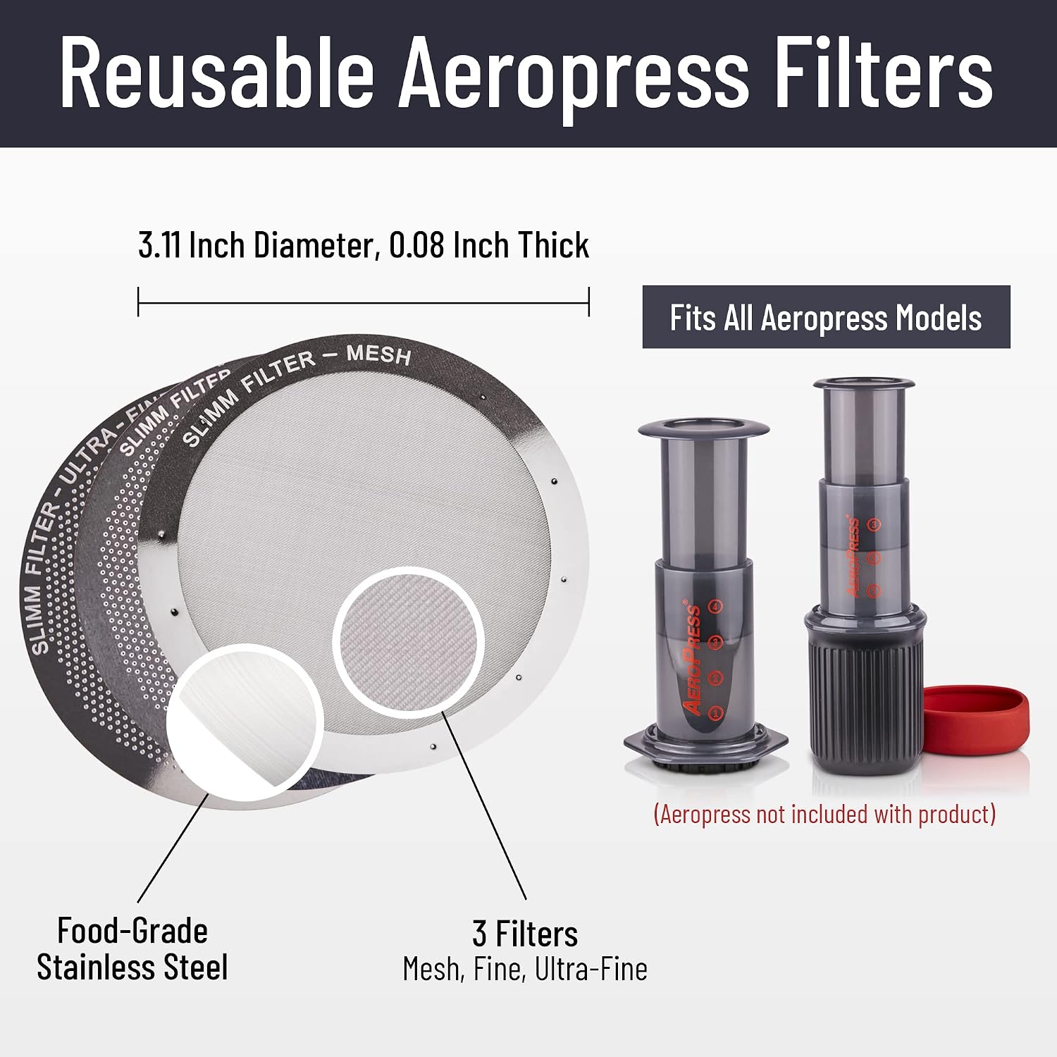 Buy Reusable Filter Set by Slimm Filter 