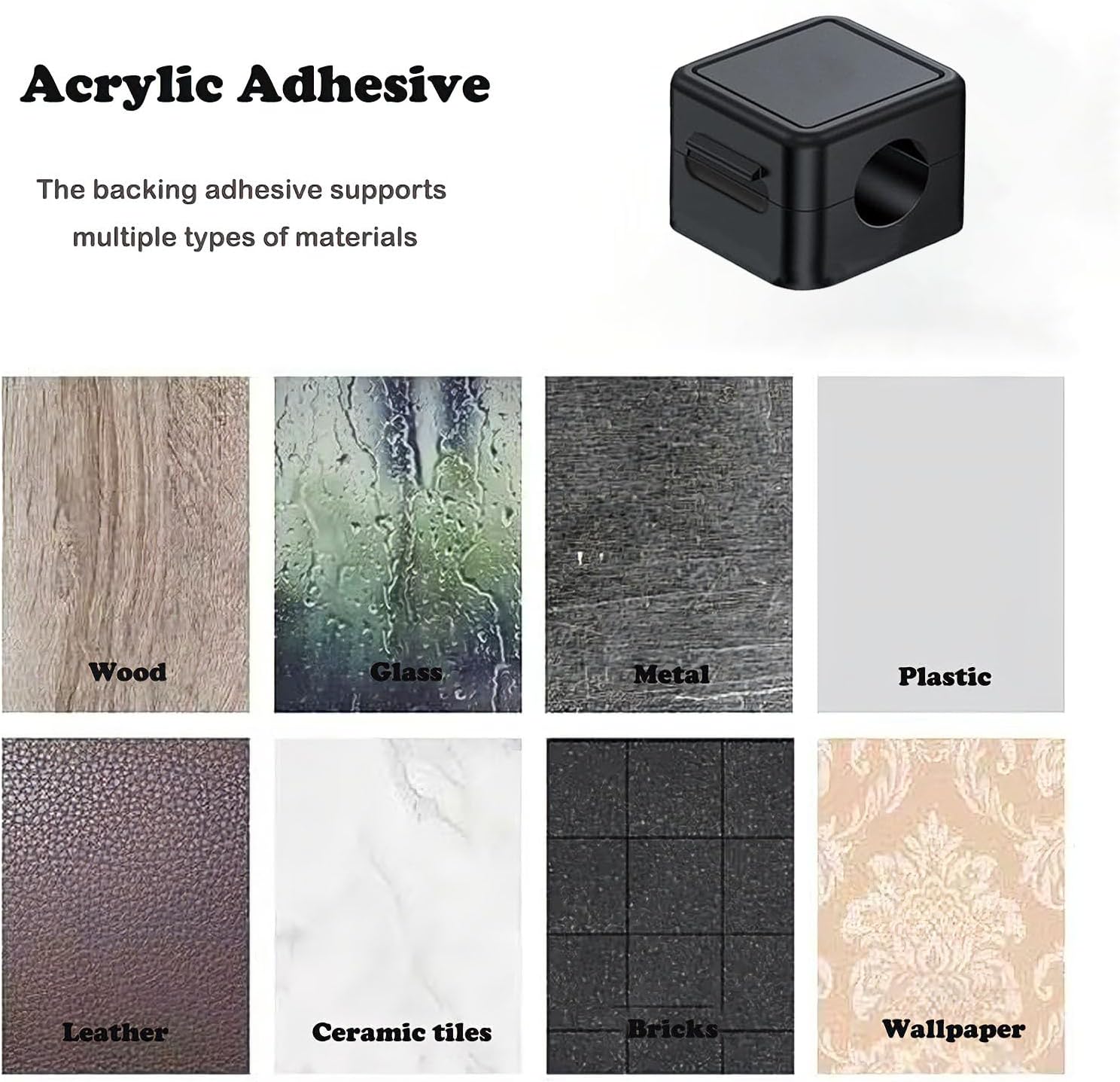 10 Pack Cord Organizer, Magnetic Cable Management, Cord Holder for Desk, Adhesive Cable Clips Wire Keeper for Nightstand, Home, Office, Desktop, Car, Wall (Black) - Image 4