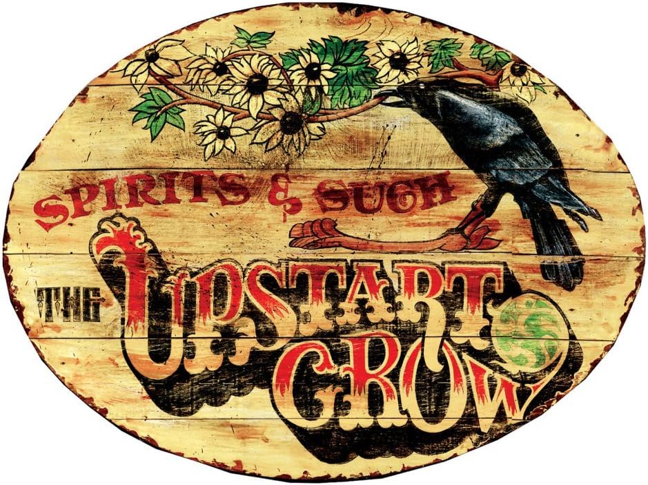 Upstart Crow Wall Art - 24W x 20H in.