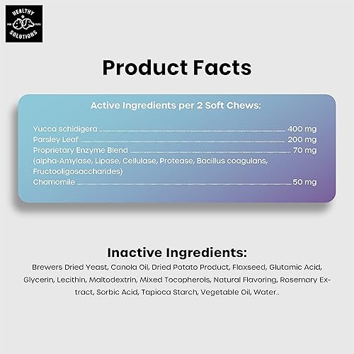 Miniatura 10 de Disuasorio para perros que comen caca – La coprofagia sin cacaos masticables evita que el perro coma heces – Mastica mejorada con ambientador