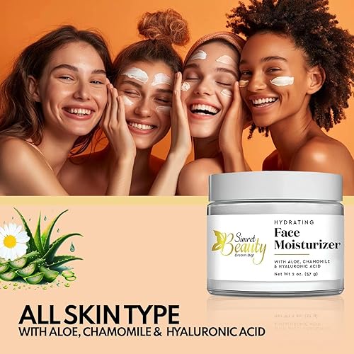 Miniatura 8 de Hidratante facial hidratante, hidratante diario que proporciona hidratación intensa, hidratante superhidratante, de absorción rápida, no grasa,