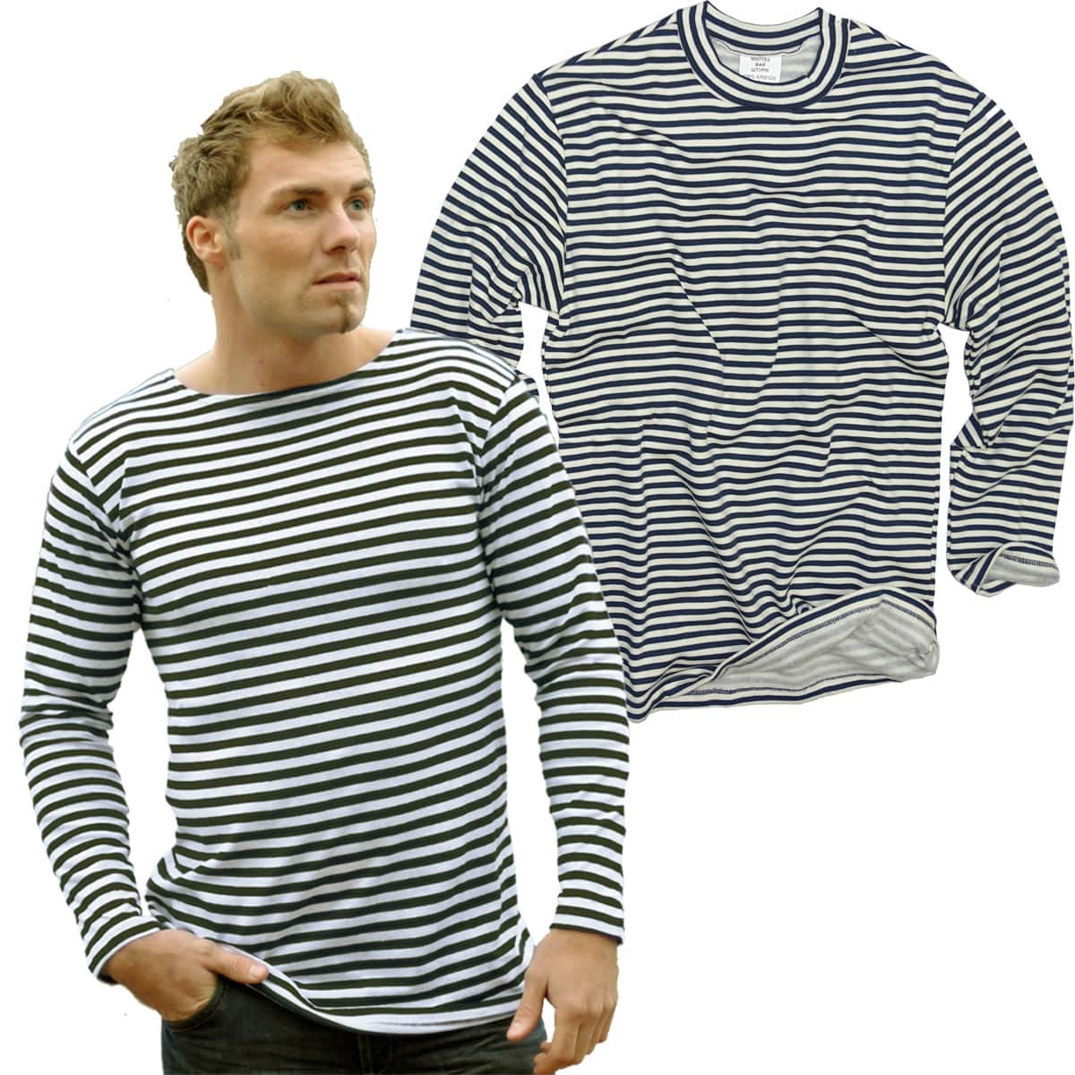 Mil-TecStriped Winter Sweater - Men's, Blue/White, 3XL, 10812000-907
