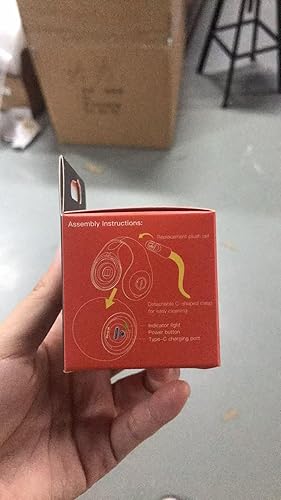 Miniatura 10 de Juguetes interactivos para gatos de interior, bola móvil recargable para gatos con cola de plumas, juguetes automáticos de 2 velocidades para gatos