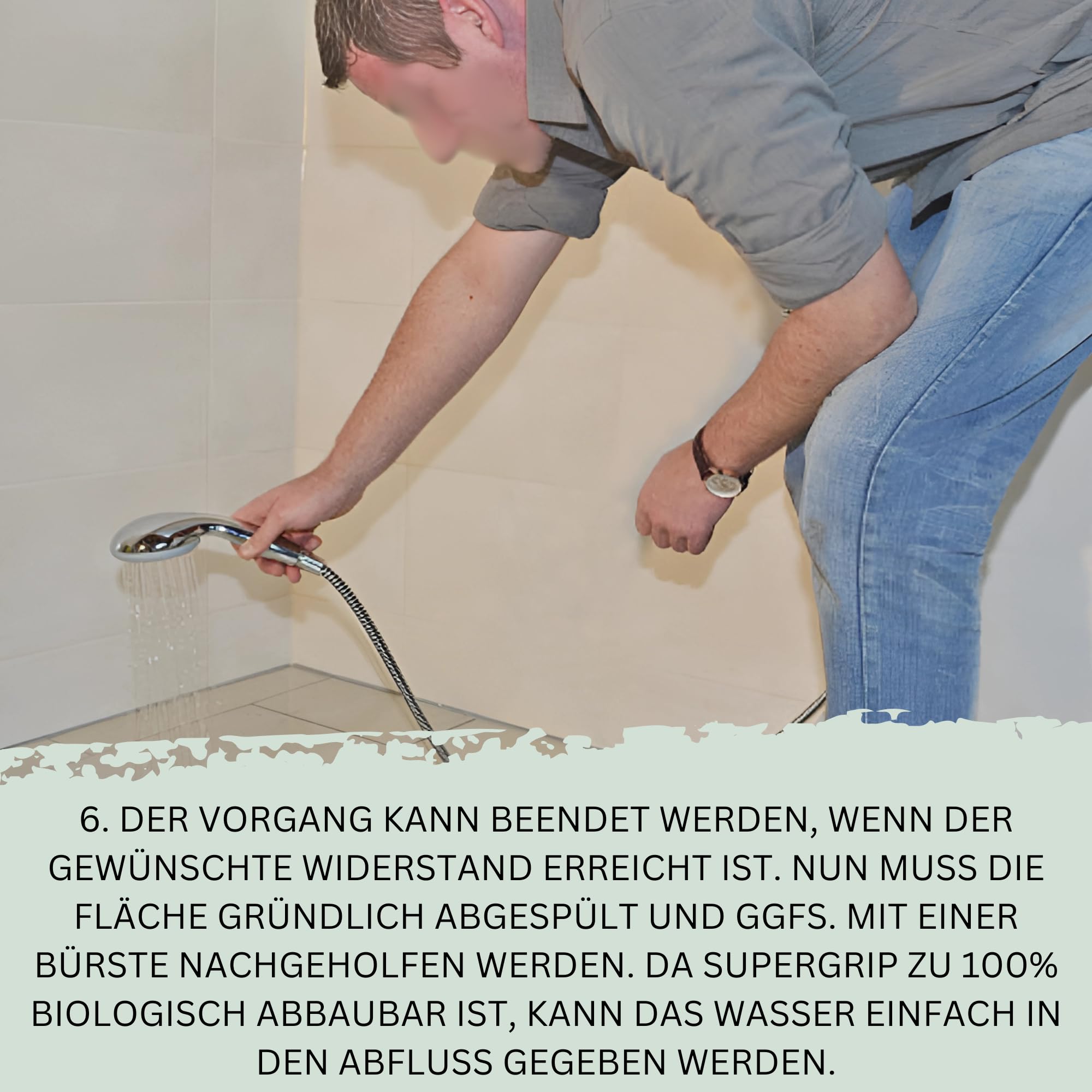 MediMuc Supergrip – Tratamiento antideslizante adecuado para hasta 4,5 m² de superficie, baño, entrada de casa o terraza antideslizante.