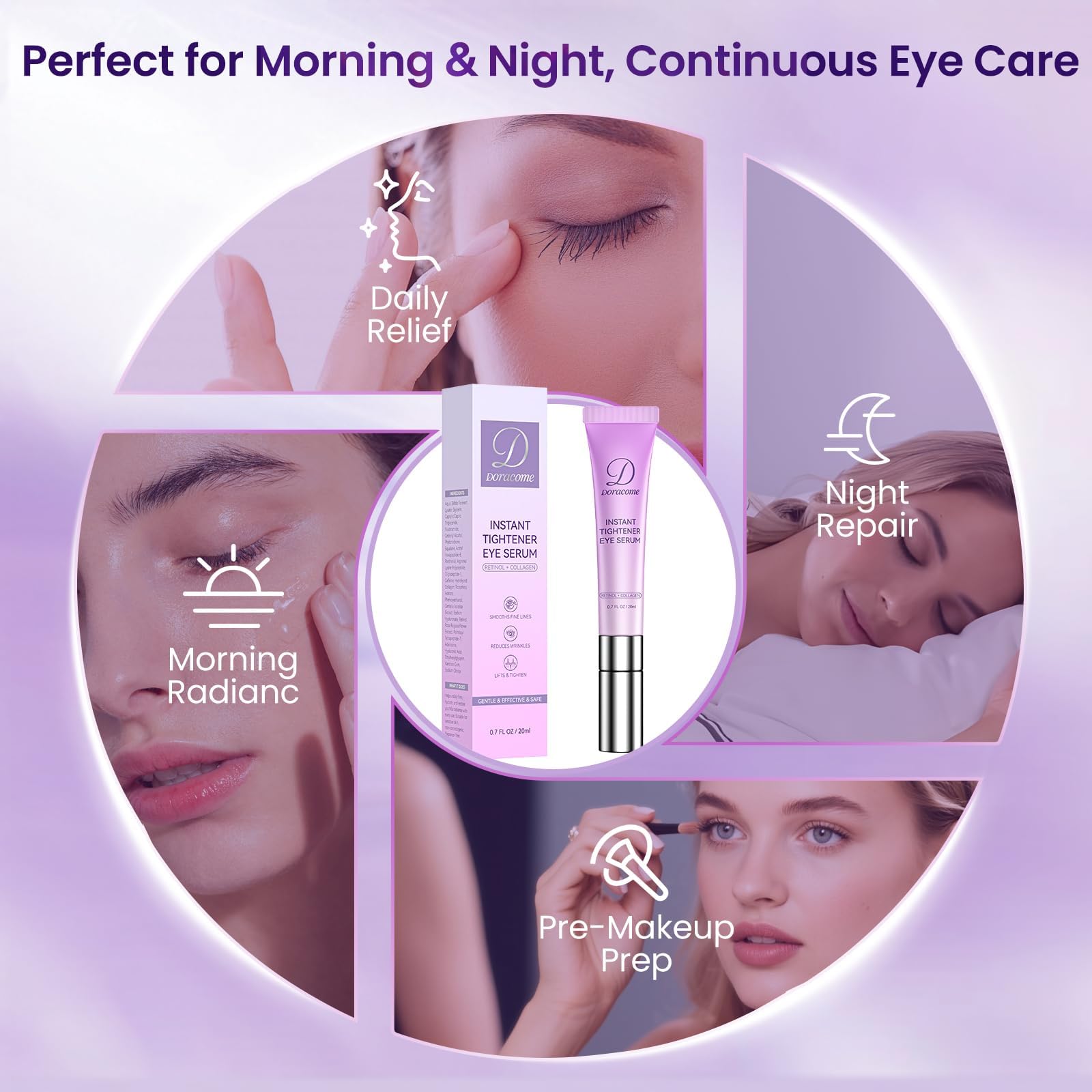 Magnesium Moisturizing Cream for Muscle Relief, Sleep Support and Stress Relief, Fast-Absorbing Formula,Skin Friendly,Lightly Scented(Orchid): Dusty Lavender