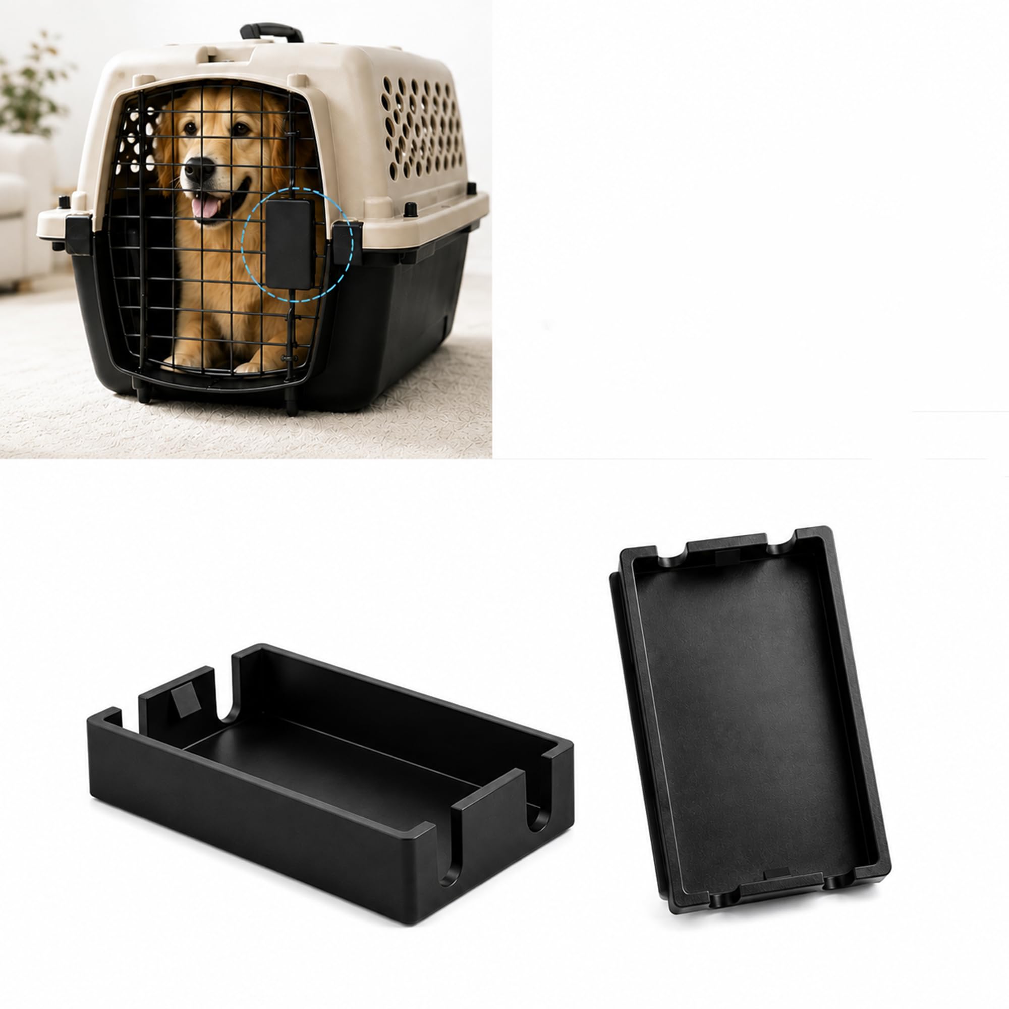 Kennel Door Latch Cover Replacement Compatible with PetMate VariKennel