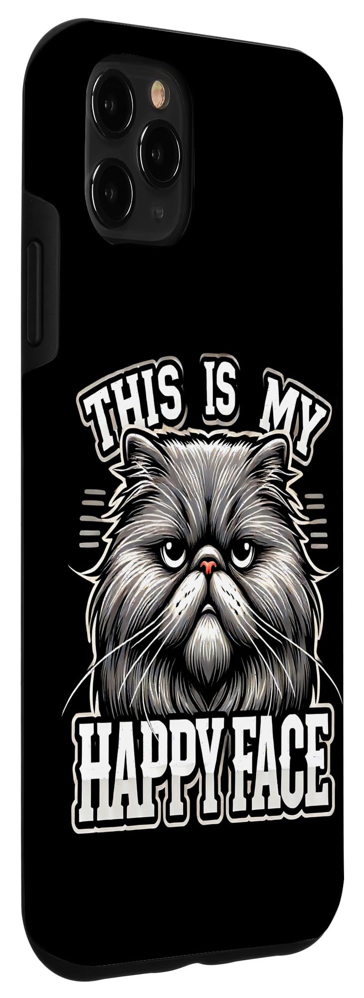 iPhone 11 Pro Max This is my Happy Face Funny Cats Case - Image 3