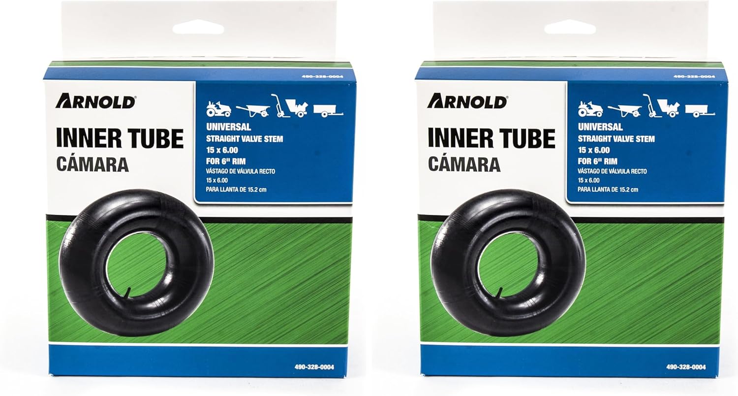 Arnold Off-Road Replacement Inner Tube for 15x6-Inch Tires (Pack of 2)