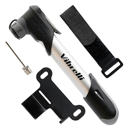 Vibrelli Mini Bike Pump - Presta & Schrader Bicycle Pump