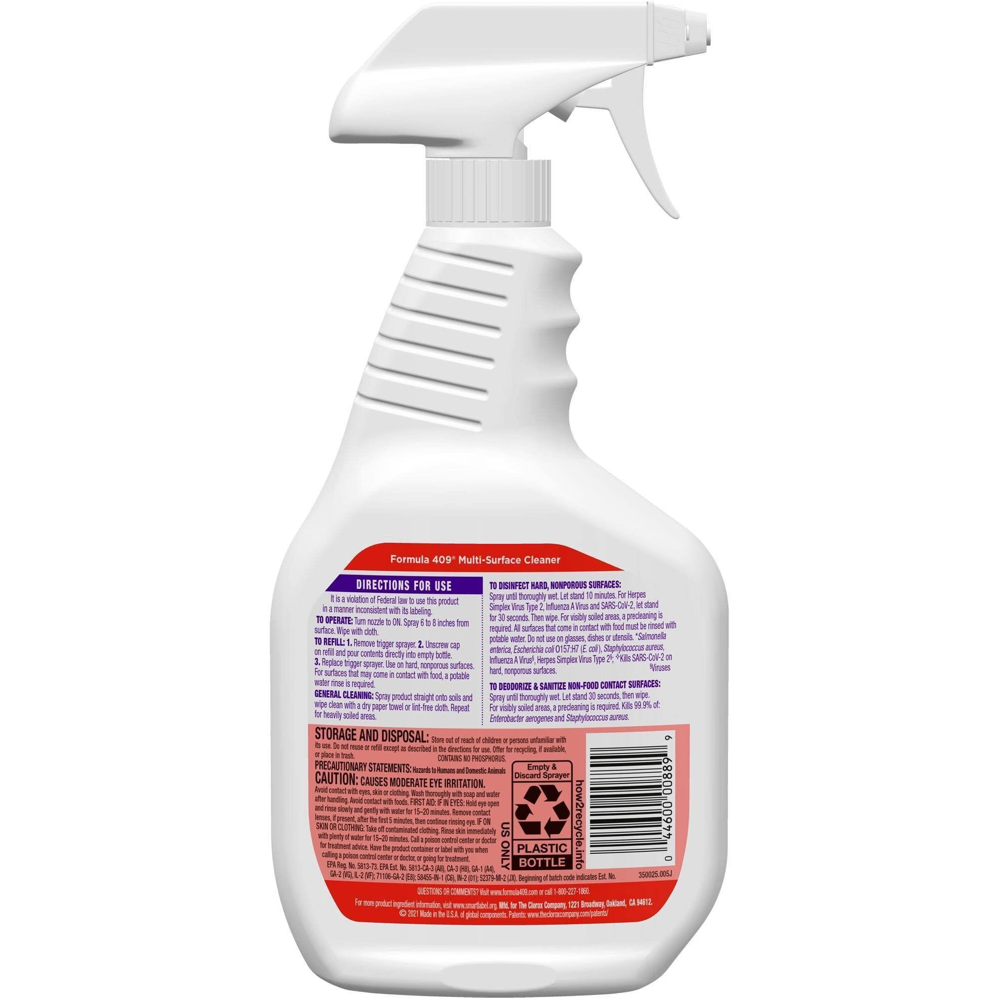 Formula 409 008892pack Antibacterial multi surface Cleaner, 32 oz