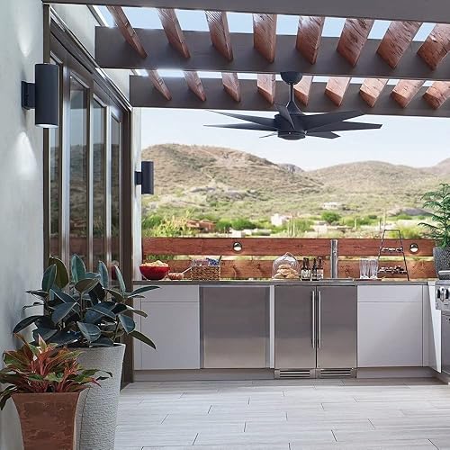 Miniatura 3 de Kichler 310112DBK Lehr II - Ventilador de 54 pulgadas, color negro envejecido