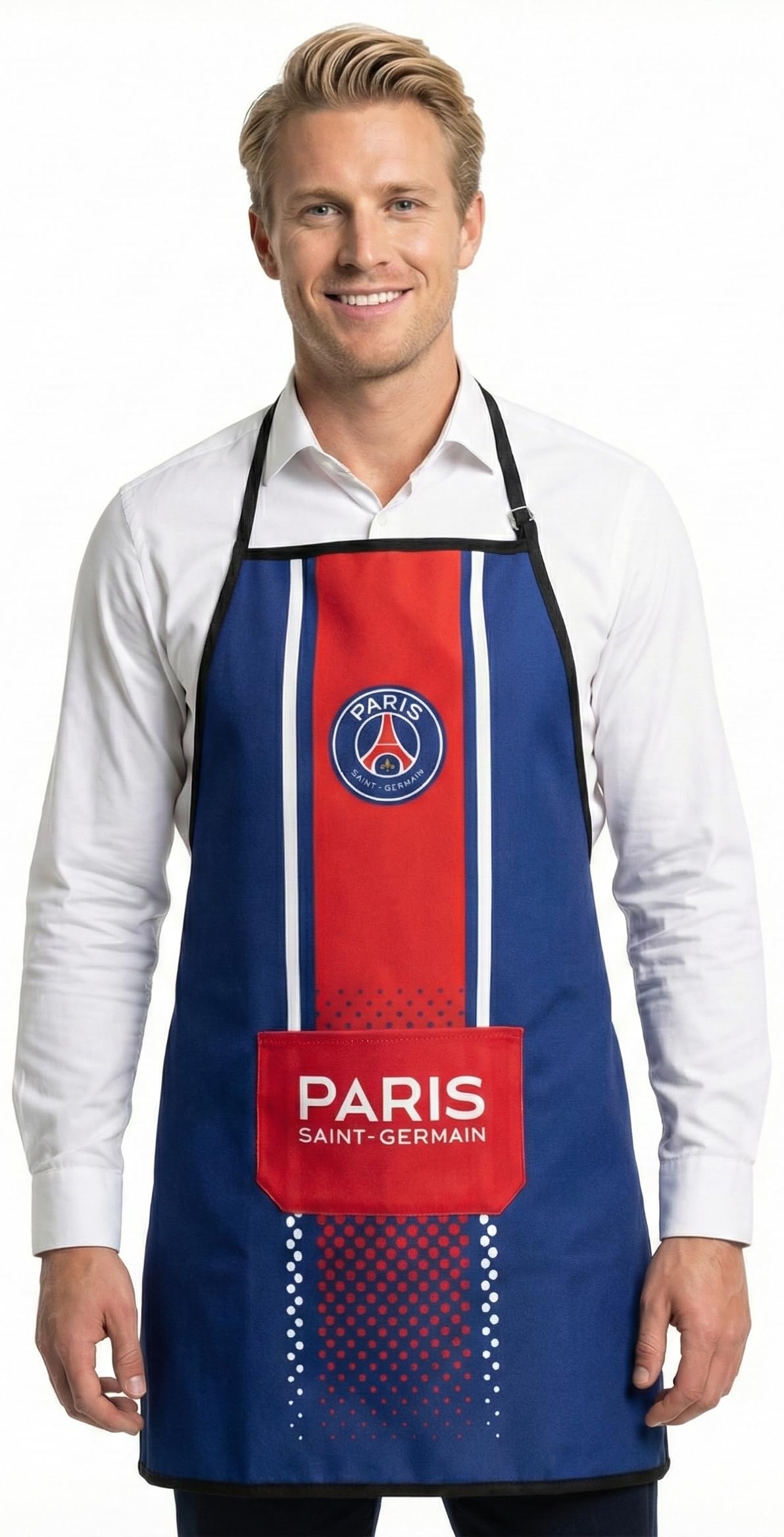 PARIS SAINT - GERMAIN PSG Kochschürze, offizielle Kollektion, blau, Einheitsgröße