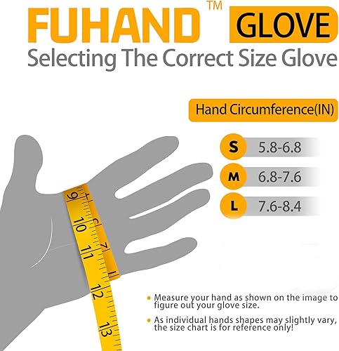 Miniatura 7 de Guantes de vinilo para envolver, guantes profesionales antiestáticos, guantes de trabajo sin polvo, guantes de construcción de PC (gris, 1 par)