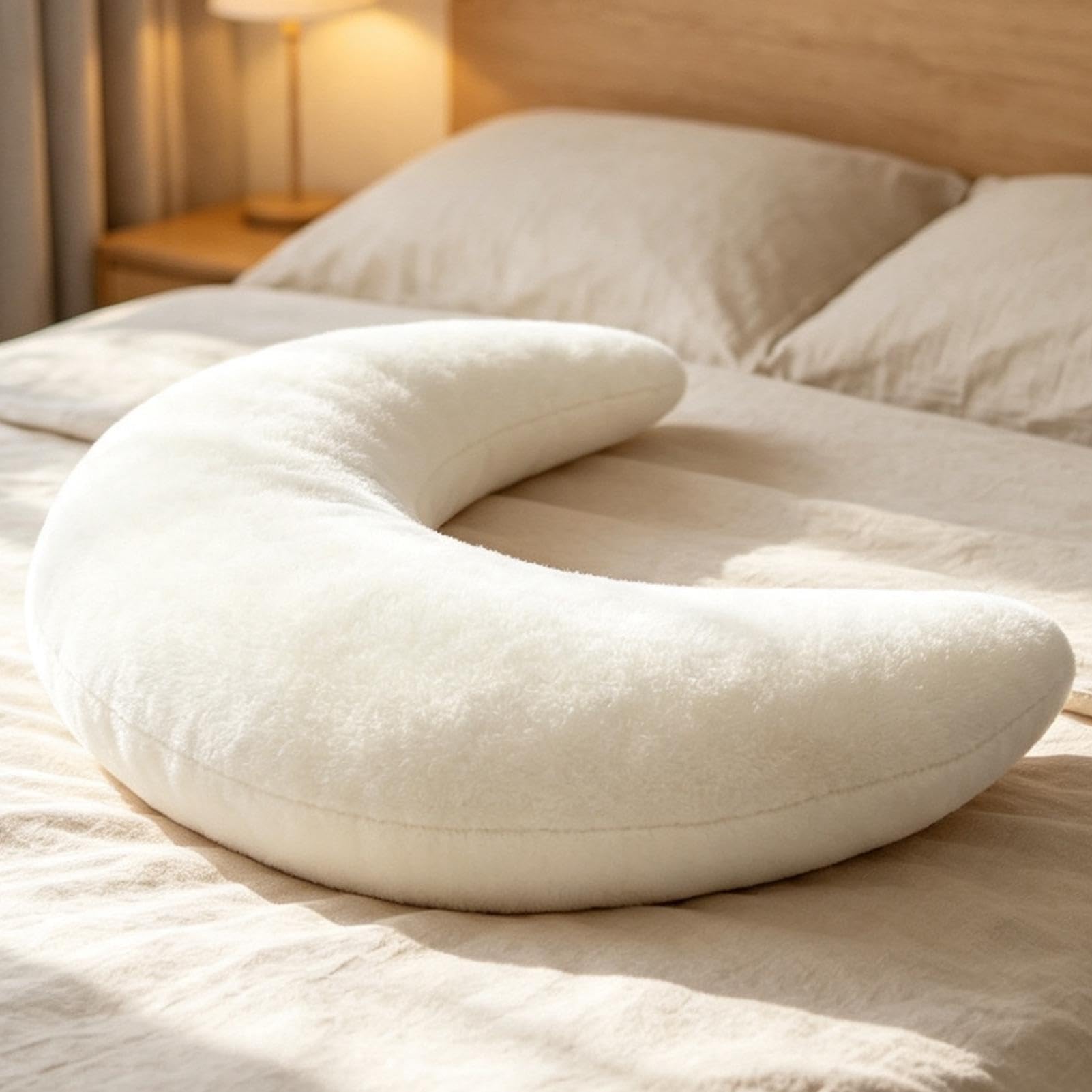 Cuscino Body da sul Fianco 180 cm Cuscinetto Decorativo A Forma Di Per E | Morbido Guanciale Body Per Diurno Notturno Sonno Dormitorio Divano Camera Casa