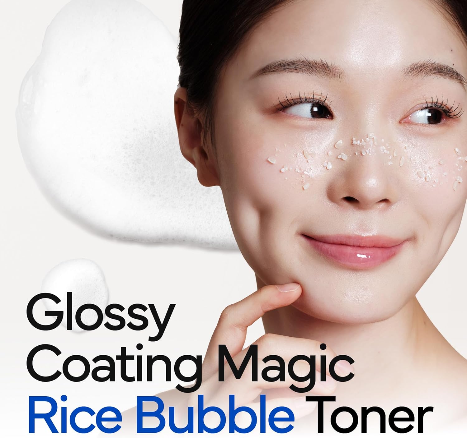 Rice Milky Bubble Facial Mask, Soothing & Hydrating Face Toner with Black Rice Extract & Niacinamide, Helps Support Skin Barrier and Glow for Sensitive Skin, Korean Skincare (5.07fl oz/ 150ml) - Image 2