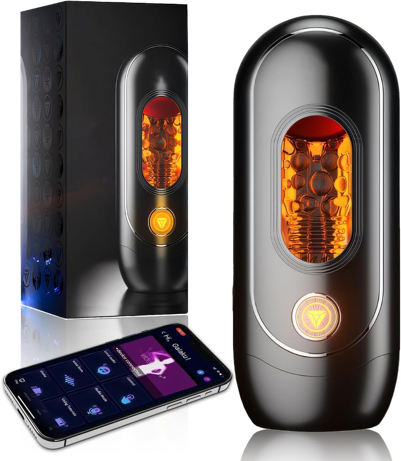 Automatic Male Masterburbatar Hands Free Adult Toy Mastusbar Sucking Thrusting Machine Pussy Pocket Butt Masterbator Viboators Toys for Couples Silent Mens Masterbuters Masterburtors Underwear C26