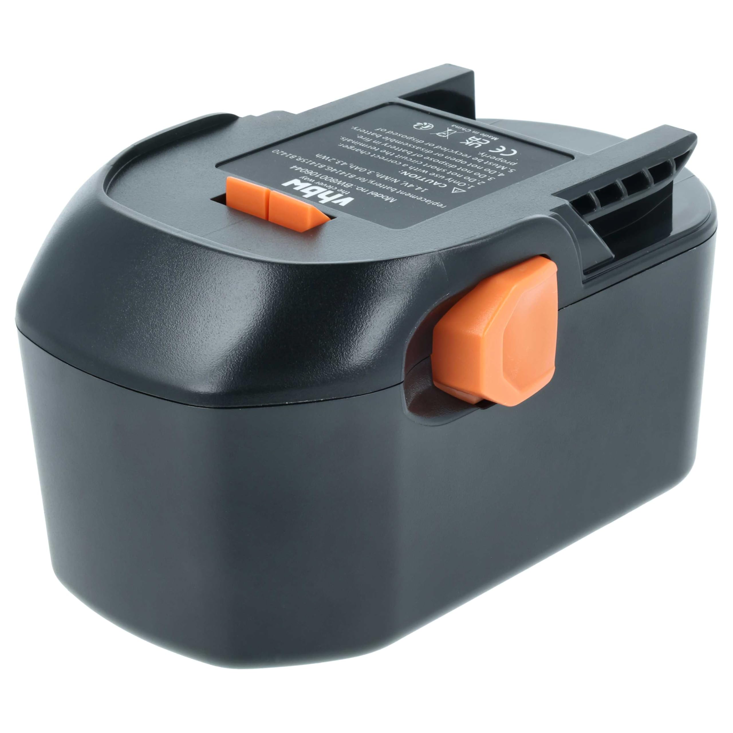 vhbw 3 x akumulator zamienny do Würth 0700980420, 0700980425 do narzędzi (3000 mAh, NiMH, 14,4 V)