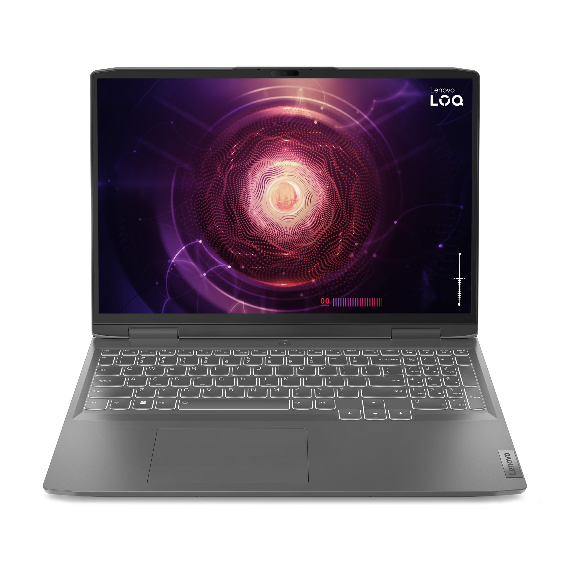 Lenovo LOQ Gaming Laptop | 16" WUXGA Display | 144Hz | AMD Ryzen 5 7640HS | 16GB RAM | 512GB SSD | NVIDIA GeForce RTX4060 TGP 115W | G-Sync | Win11 Home | QWERTZ | grau | 3 Monate Premium Care