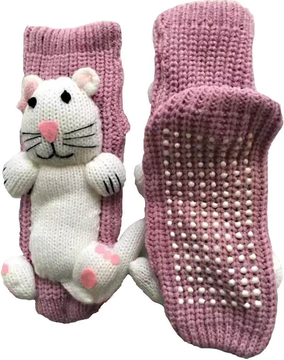 Women's Thick Knit Skid proof Warm Casual Floor Carpet Socks