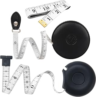 Tape Measure Body Measuring Tape 80inch/205cm Lock Pin Retract Tape Measure for Tailor Fitness Clothes Sewing Handcrafts Weight Loss Body Measurement