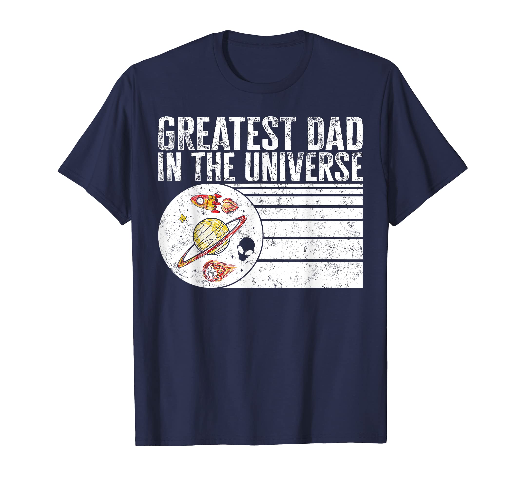 Father Greatest Dad In Universe Tee Protector Provider Disci T-Shirt