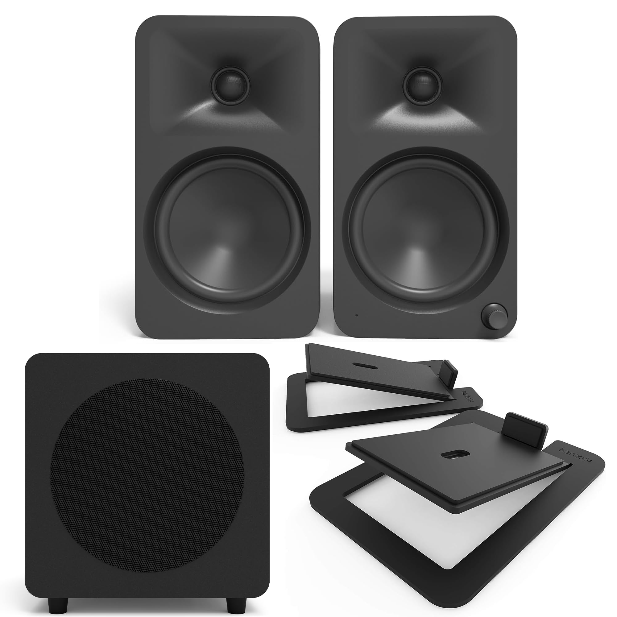 Amazon.com: Kanto ORA4MB Pro Audio Bluetooth Desktop Speakers with