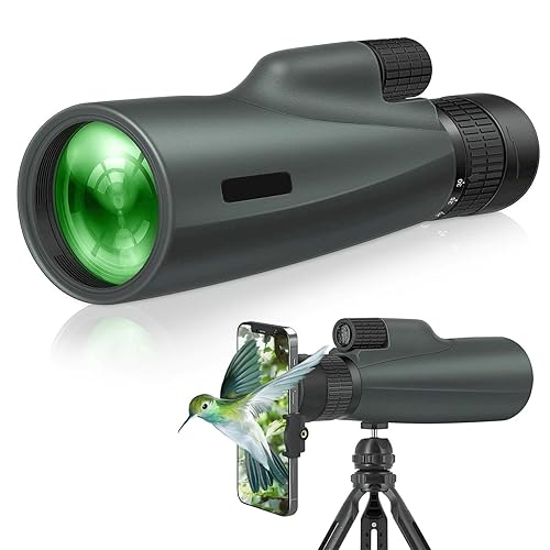 10-30x50 Zoom Monocular Telescope for Adults - High Power HD