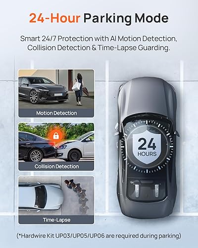 Miniatura 6 de 70mai Cámara de tablero A810 4K frontal y trasera, cámara de tablero doble para automóviles con visión nocturna Starvis 2 HDR, soporte 4G LTE, ADAS,