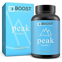 BoostCeuticals Popular Together Vitamin e 400 IU Gamma E Mixed Tocopherols CoQ10 200mg 270 Vegan Bundle No Additives Non-GMO Gluten Free Pure Natural Vitamin e Co Q 10 Supplement Bioperine Capsules