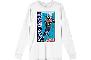 Naruto Kakashi Book Real Men's T-Shirt Fine Details