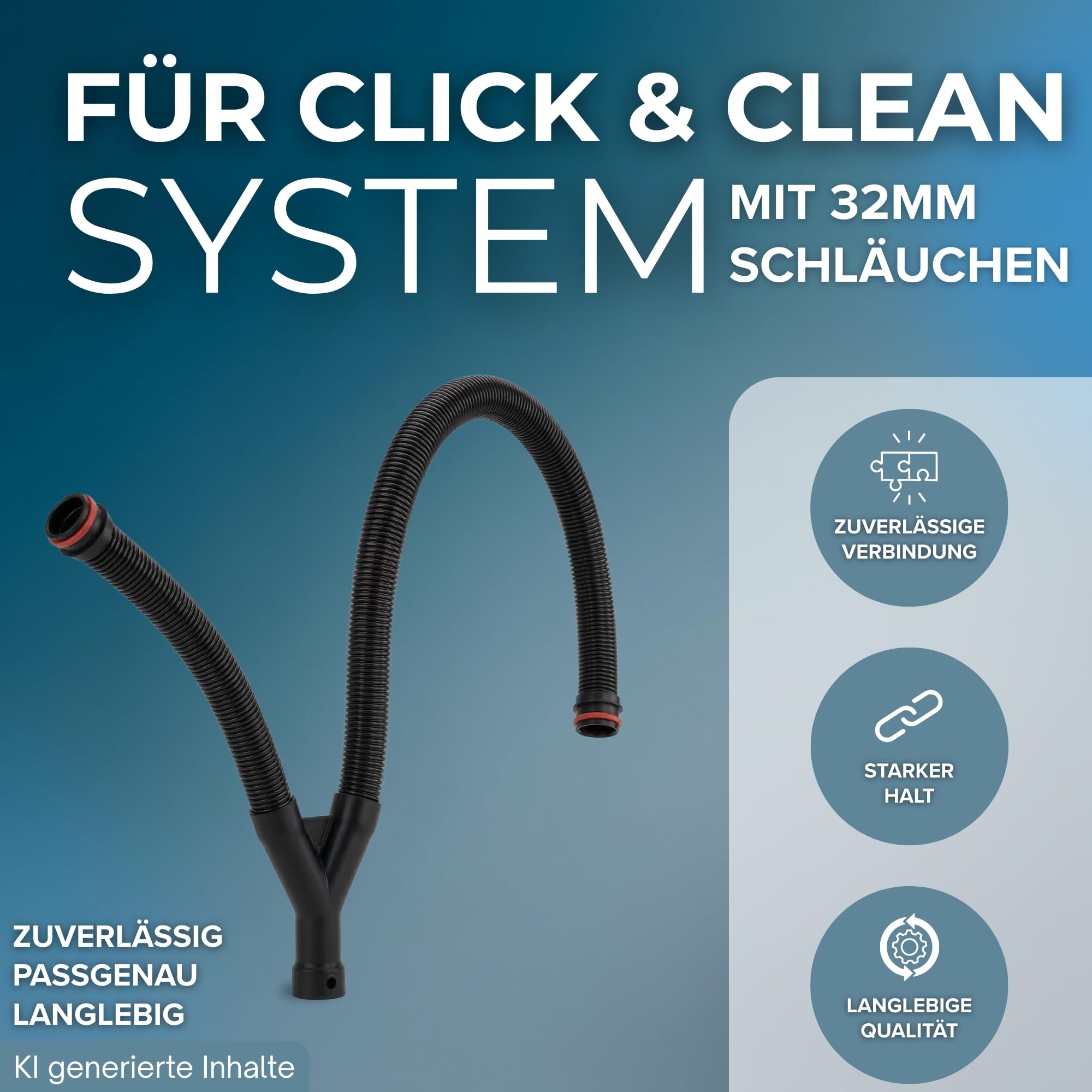 PRO - Set di connettori a Y, adatto per Bosch Click and Clean per seghe circolari, accessori per seghe circolari da tavolo, smerigliatrici, aspirazione