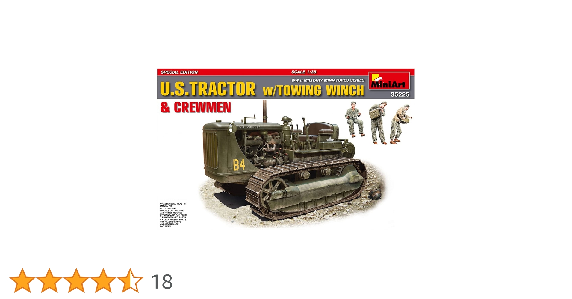 ミニアート 1/35 米軍トラクター牽引ウインチ付 兵士3体付 MA35225 プラモデル ggw725x Amazon | ミニアート(Miniart) 1/35 米軍トラクター牽引ウインチ