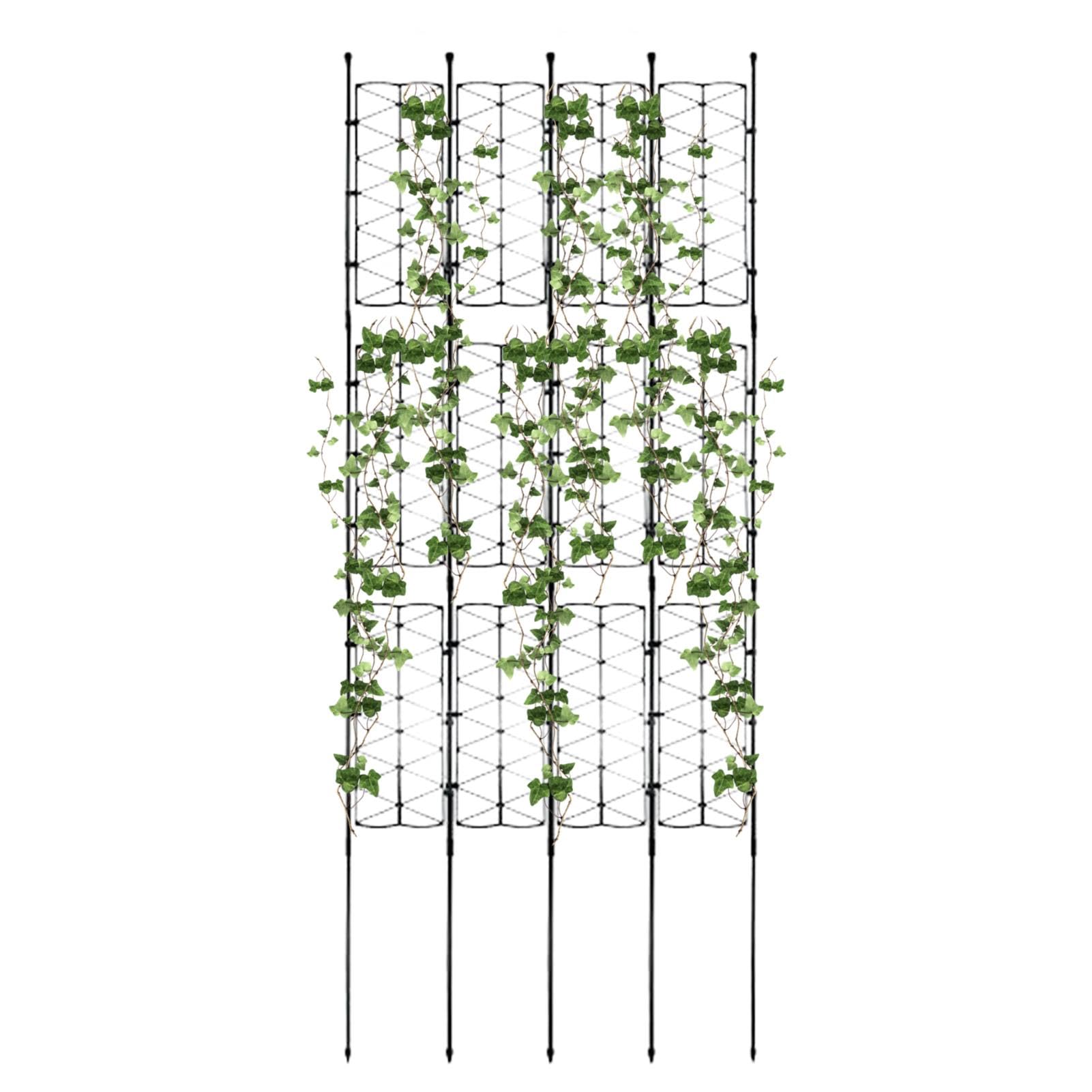 Pflanzgitter für Monstera Pflanzenstütze für den Garten | Kletterstütze für Blumen für Clematis, Prunkwinden, Lilien, Duftwicken, Gurken, Tomaten