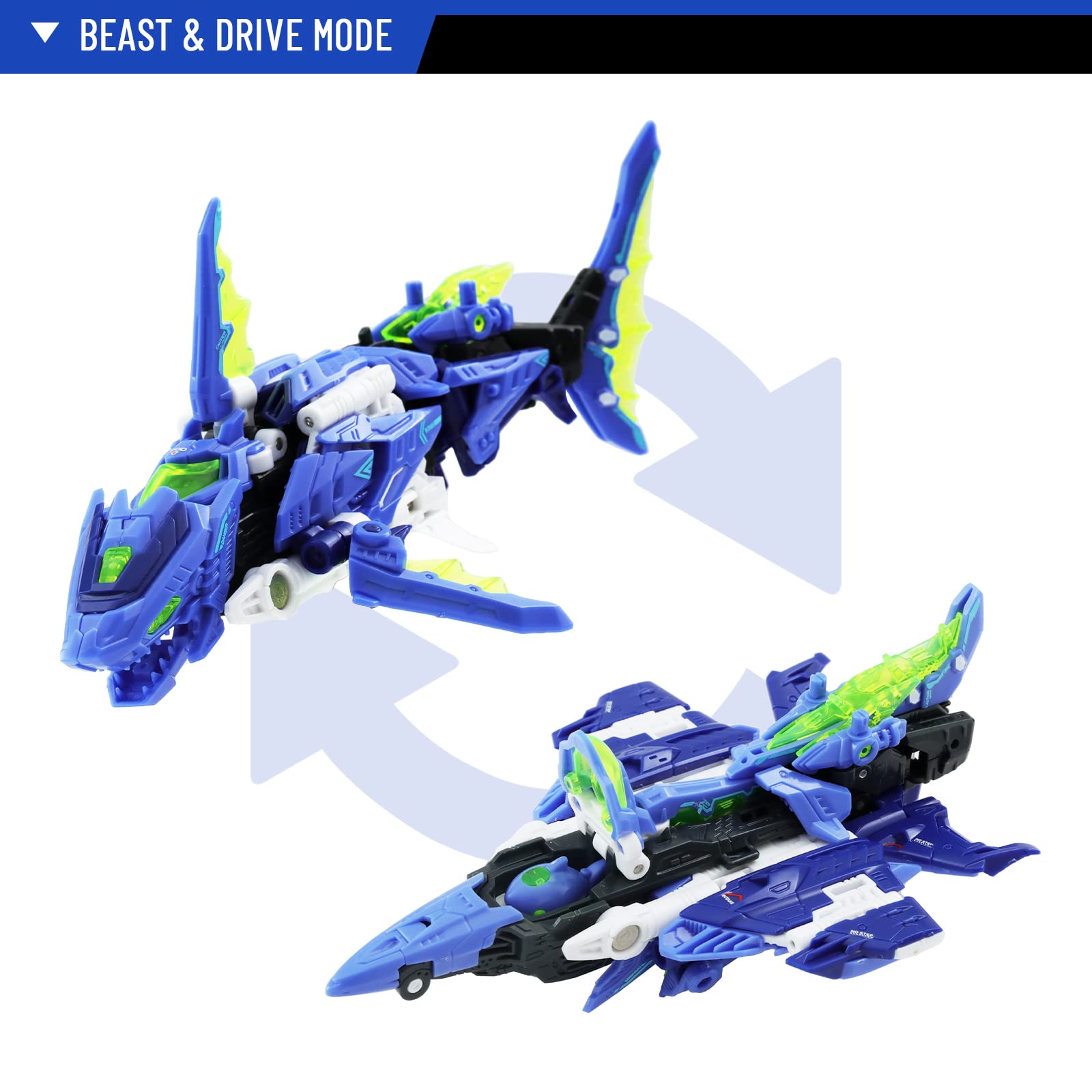 Amazon.co.jp: 52TOYS BEASTDRIVE BD 02 HYDRO BULLET SHARK[ハイドロ