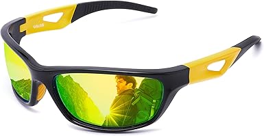 Amazon.com: OSLOB polarizado deportes gafas de sol TAC espejo lente TR90  ligero flexible marco hombres mujeres ciclismo correr gafas amarillo :  Deportes y Actividades al Aire Libre