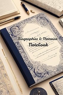 Biographies & Memoirs Notebook – 200 Lined Pages for Writing & Journaling – Perfect for Memoir Authors & Storytellers: Premium Journal for Capturing ... Daily Reflections, and Creative Narratives