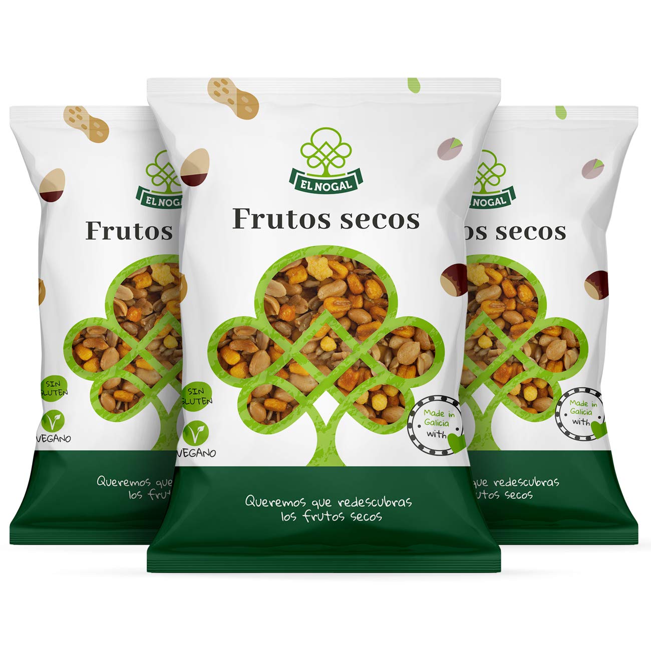 EL NOGAL Frutos Secos Variados Bolsa 1000 G
