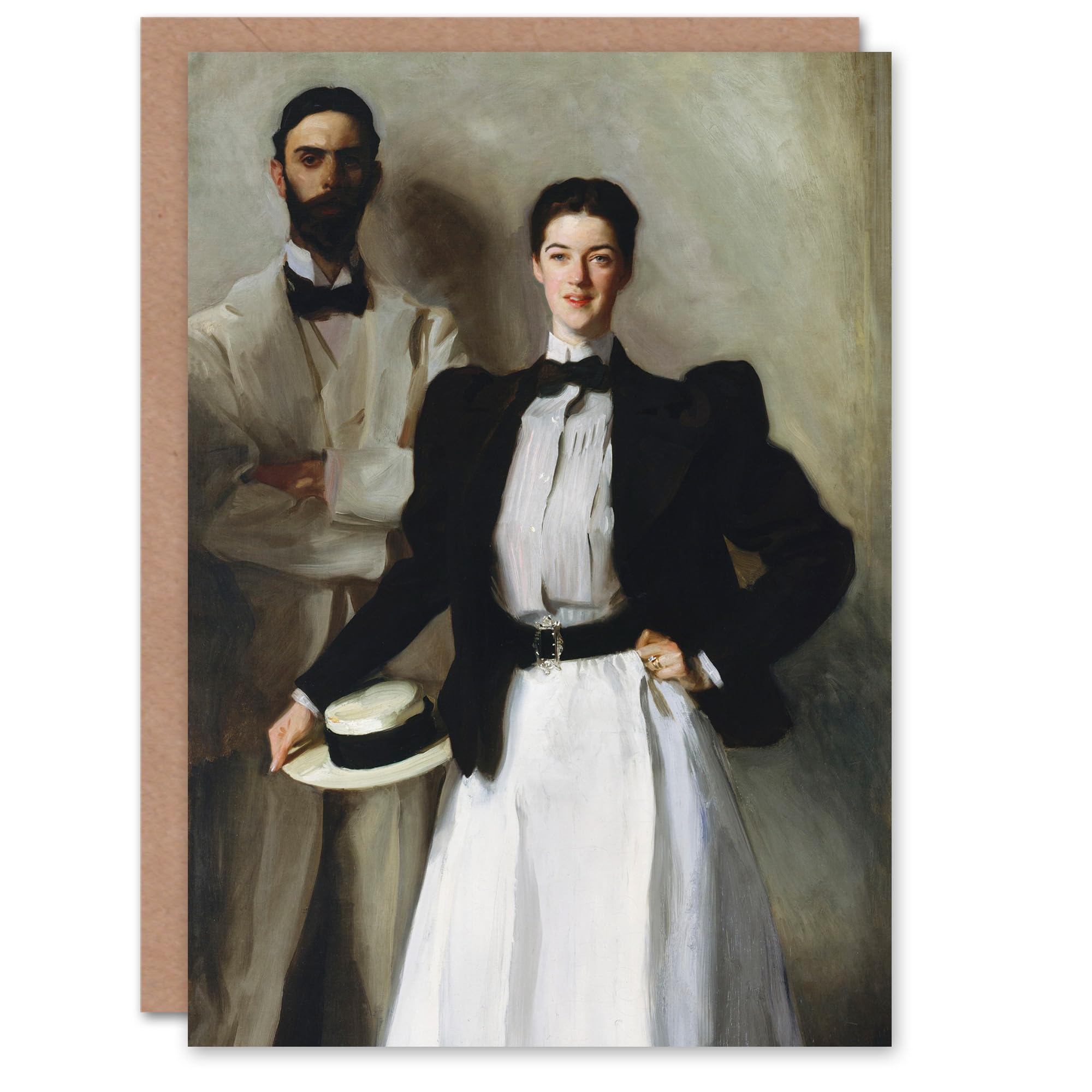 Artery8 John Singer Sargent Art Card Mr And Mrs Stokes Portrait