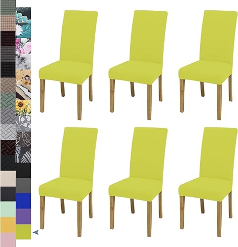 Miniatura 25 de Fundas para sillas de comedor, juego de 2 fundas para sillas de comedor o cocina, lavables, protectoras, para sillas Parsons, para el hogar