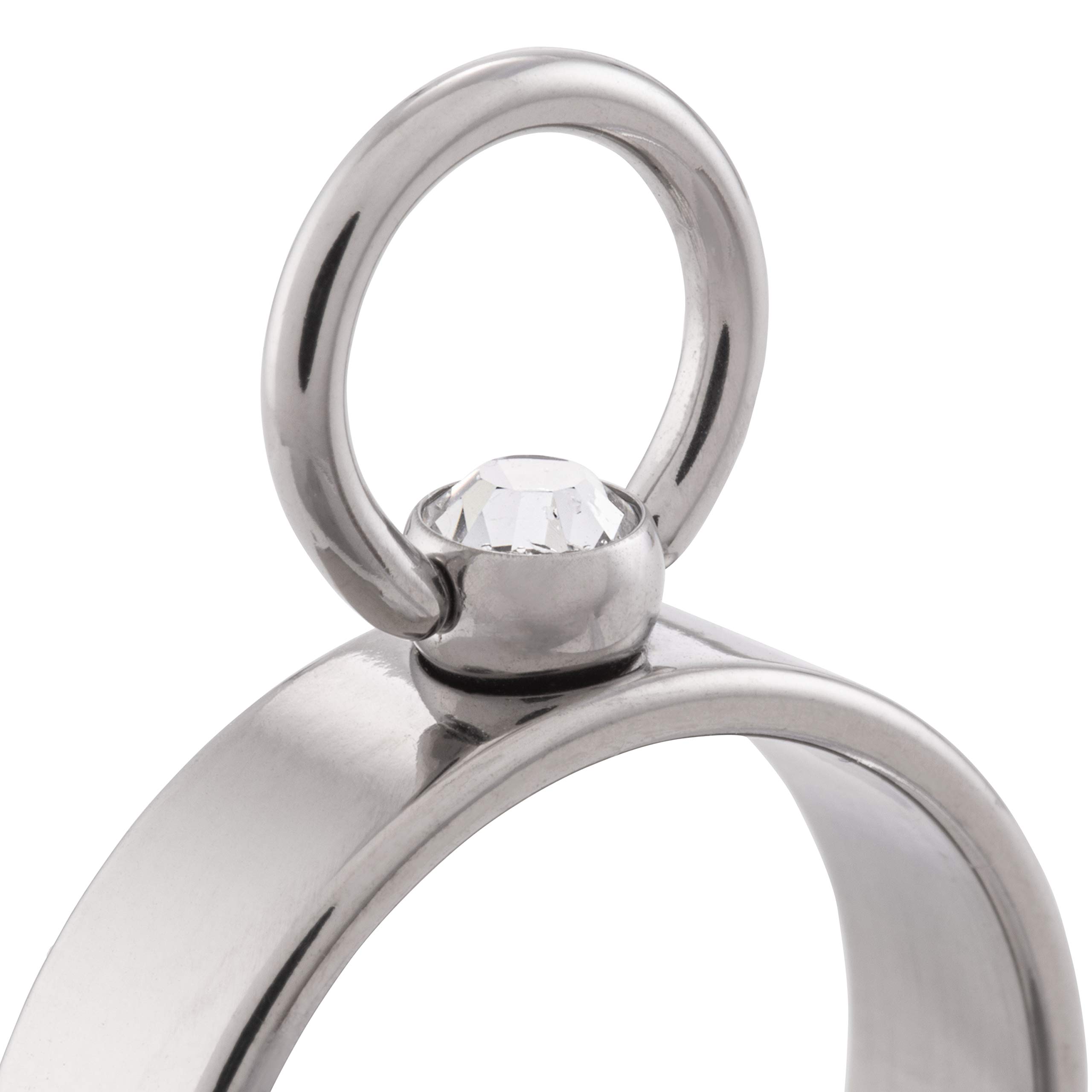meditoys - 'Ring der O' mit Original Kristal aus Wattens CRYSTAL - 63