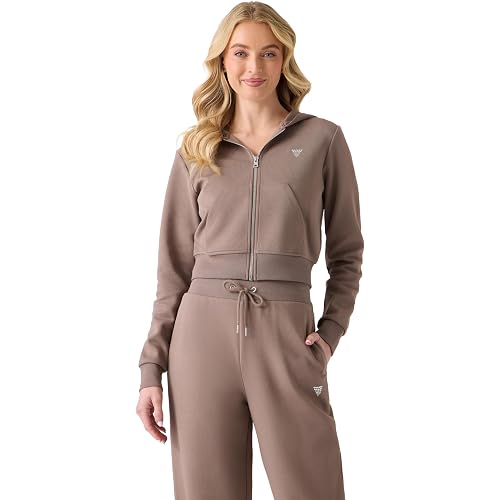 GUESS Women's Kora Zipped Up Hoodie