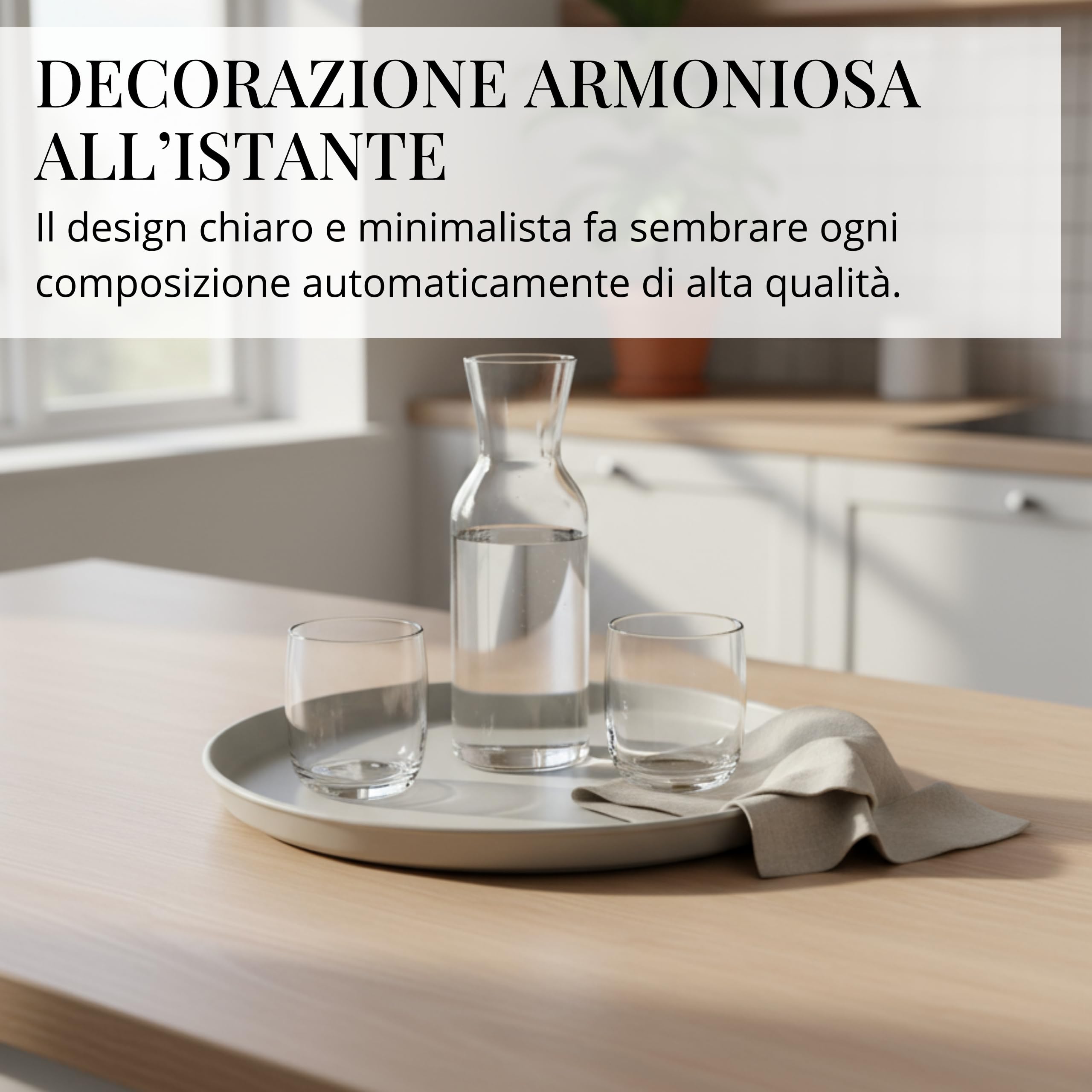 Set di 3 vassoi decorativi rotondi (25 cm, 30 cm, 40 cm), vassoio decorativo per corona dell'Avvento, vassoio per candele e decorazioni tutto l'anno, elegante vassoio rotondo, prodotto in Europa