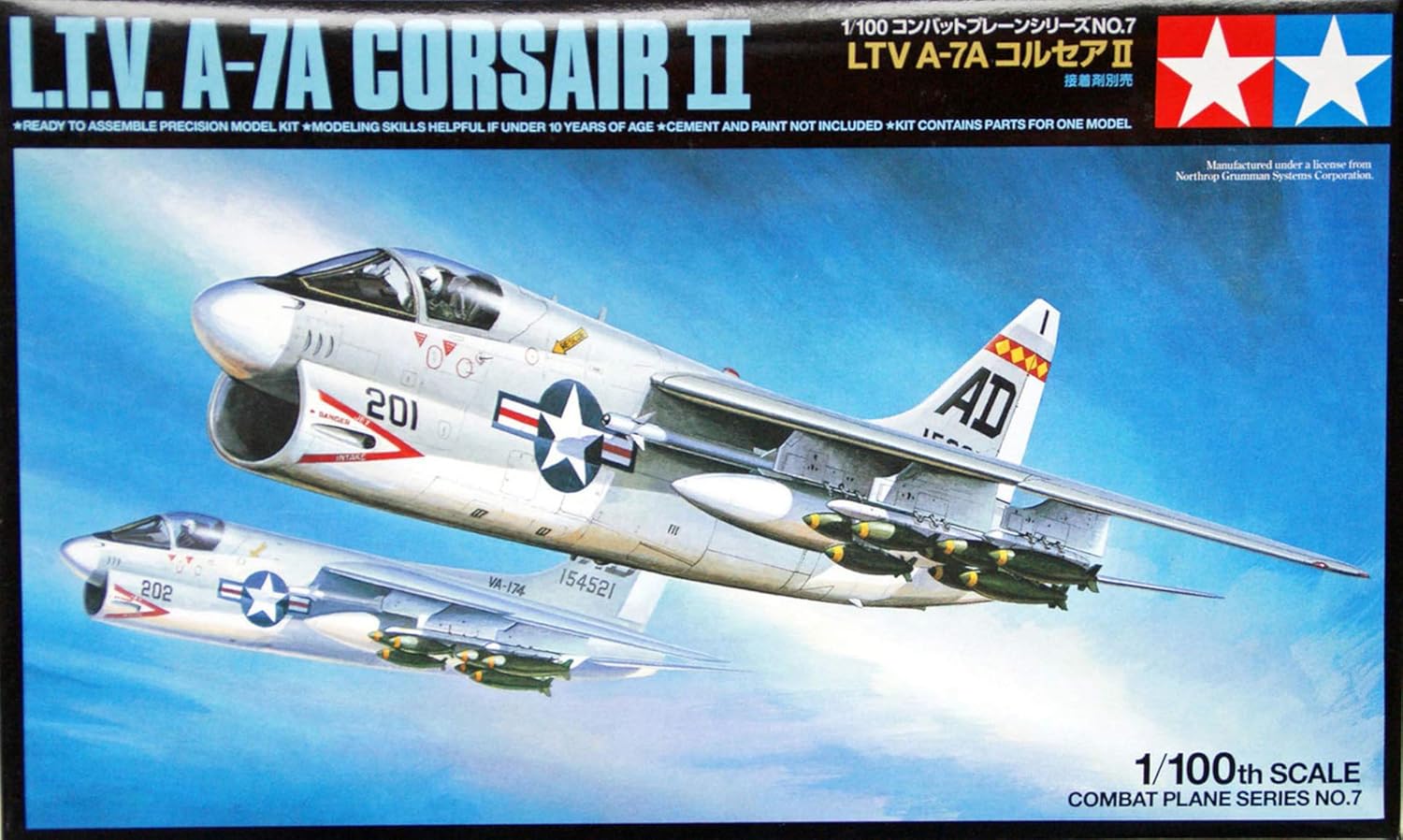 Tamiya 61607 1/100 LTV A-7A Corsair II