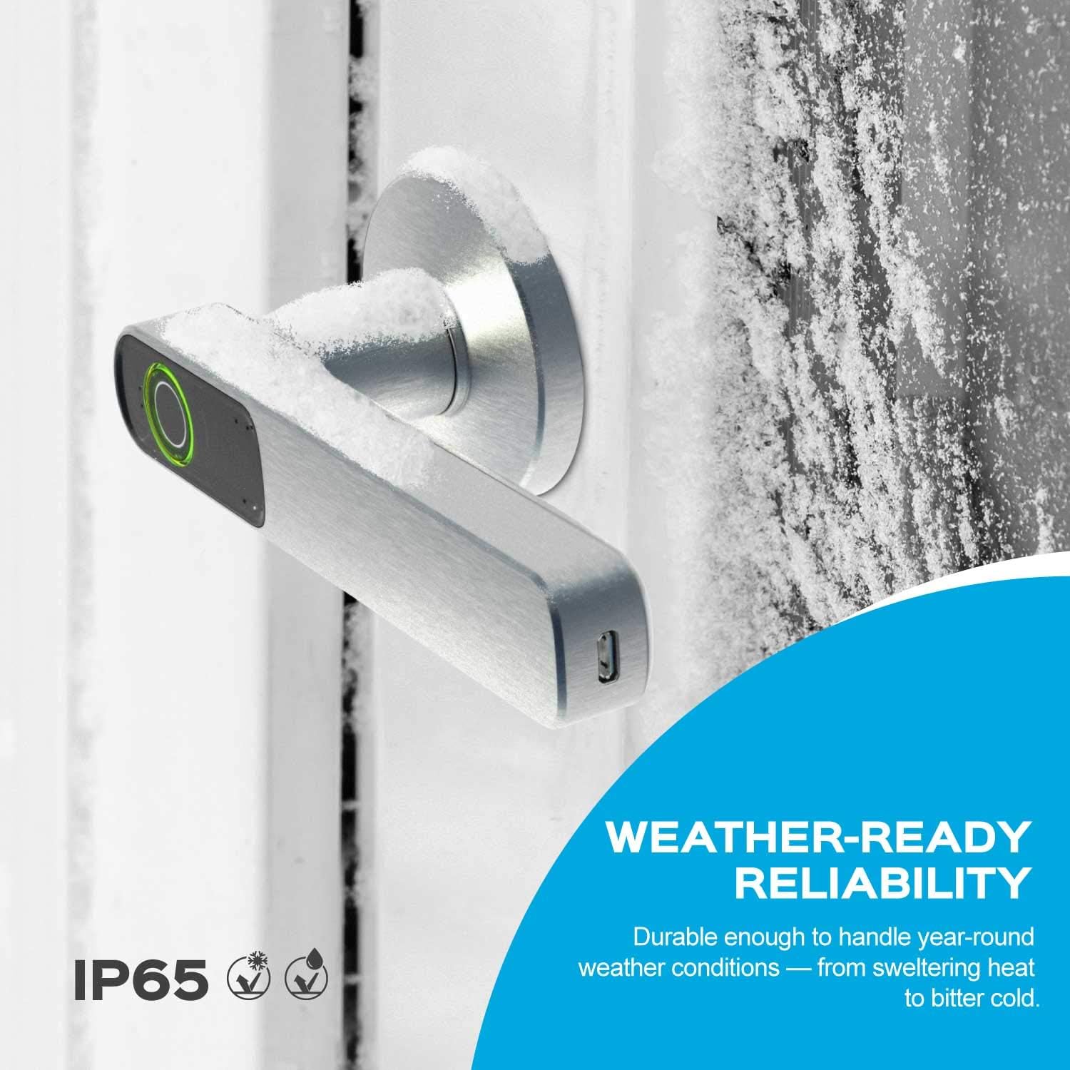 🔥 Hot Deals TURBOLOCK TL88 App-Enabled Fingerprint Door Lock with Bluetooth – Share eKeys and Store up to 20 Fingerprints w/ 360-Degree Sensor (Silver) Up To 40% OFF TURBOLOCK TL88 App-Enabled Fingerprint Door Lock with Bluetooth – Share eKeys and Store up to 20 Fingerprints w/ 360-Degree Sensor (Silver)
