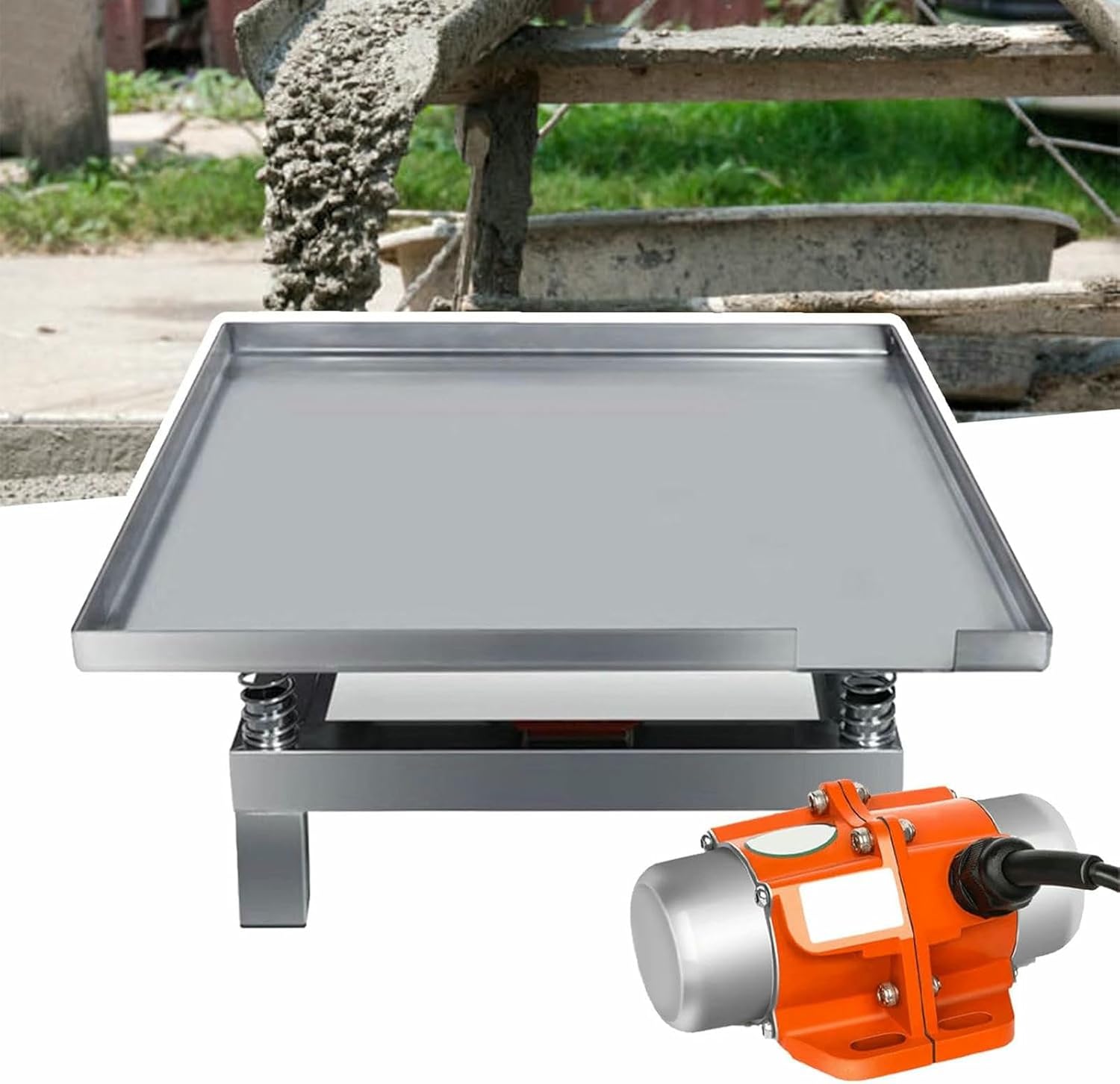 Concrete Vibrating Table,Bench Test Block Vibration Platform,Electric Vibration Platform for Remove Bubbles&Shake The Precipitate
