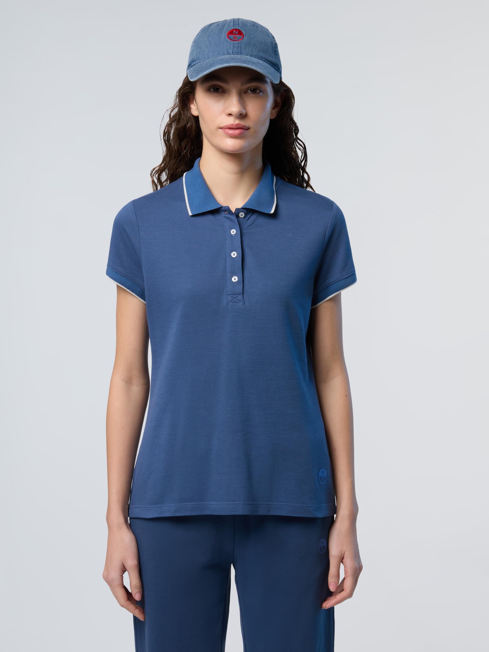 NORTH SAILS Polo Donna in Jersey di Modal e Cotone