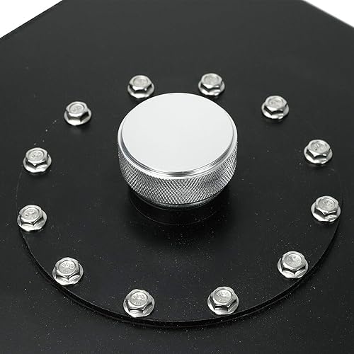 Miniatura 7 de SUPERFASTRACING Tanque de gasolina de pila de combustible de alimentación superior de aluminio de 19 galones+tapa+emisor de nivel 72L plata