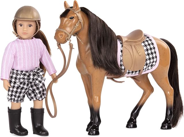 Lori LO30201Z 6 Riding Doll, Celia & Morgan Hrs, Cinnamon